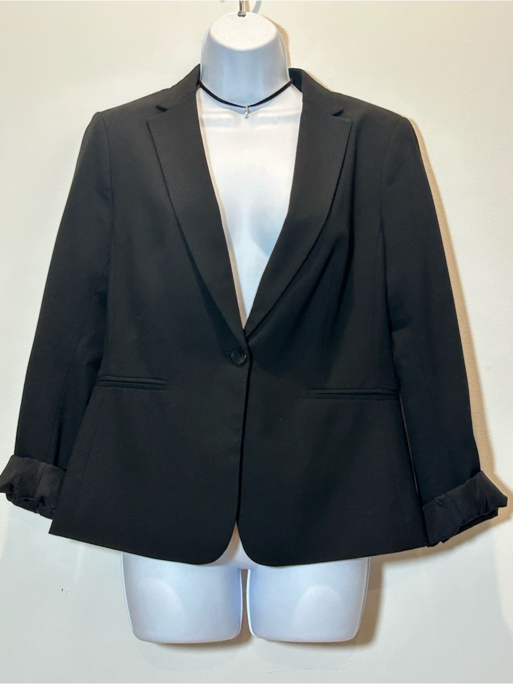 H&M Black Single-Button Women's Blazer